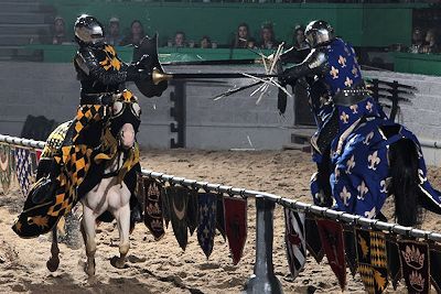 Medieval Times Dinner Theatre jousting knights