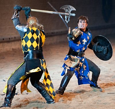 Medieval Times Dinner Theatre jousting knights